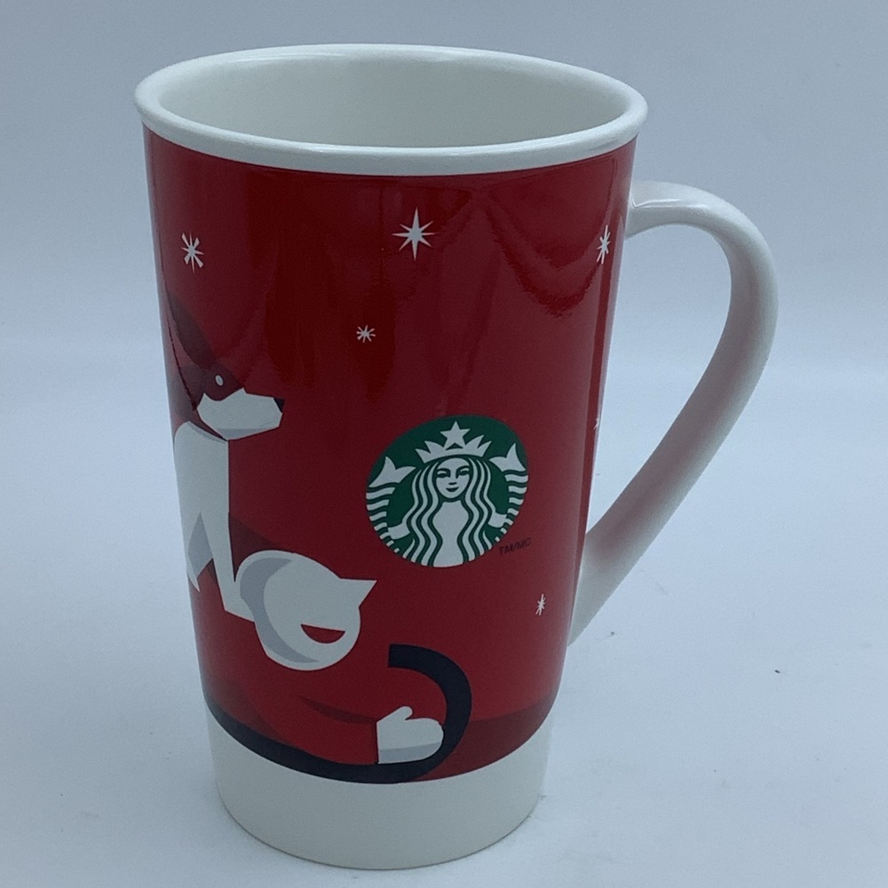 2011 Starbucks Holiday Tall Red Mug